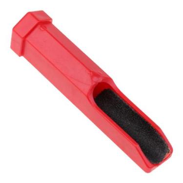Imagem de Lixa Para Sola De Taco De Sinuca Bilhar - Vermelho - Rei dos Tacos