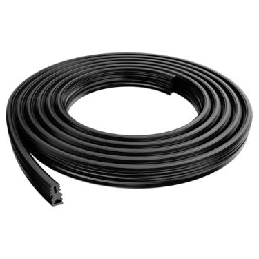 Imagem de Lusperi Substituição da vedação da porta da máquina de lavar louça 00494772 – Junta de borracha preta – Compatível com lava-louças Bosch (comprimento de 180 cm, 3,8 cm de espessura)