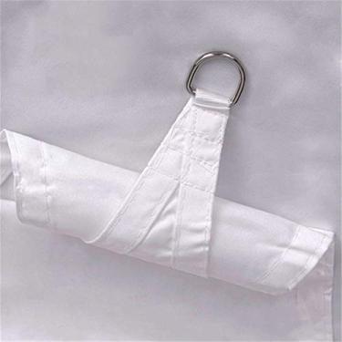 Imagem de Toldo De Vela De Sombra Retangular à Prova D'água Poliéster Oxford Pano à Prova De Vento E Resistente A Uv Bloco De Guarda-sol Anti-oxidação 95% Raios Uv Terraço Ao Ar L, Dark gray, 3 * 4m