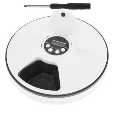 Imagem de Alimentador automático de ração úmida para gatos com temporizador ajustável, 6 refeições, alimentador automático alimentado por bateria, alimentador de alimentos frescos para gatos, sem fio