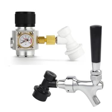 Imagem de Fabricação caseira de cerveja Home Brewery Beer Carbonation & Dispenser Combine Kit,Premium 0-60PSI Mini Co2 Regulator,Craft Beer Tap Acessórios para vinho(Type 4)