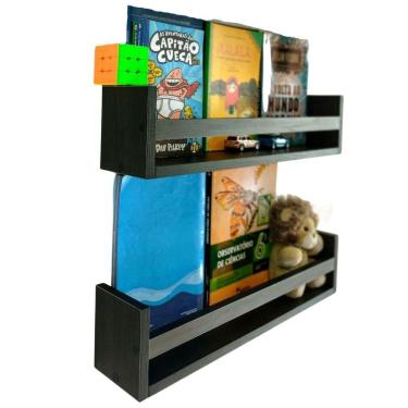 Imagem de Prateleira Decorativa Organizadora Brinquedos Quarto
