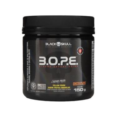 Imagem de Pré Treino Black Skull B.O.P.E em Pó 150g - Frutas Amarelas, Frutas Am