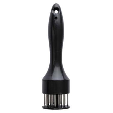 Imagem de Amaciador Batedor de Carne Bife com Furador Manual Aço Inox