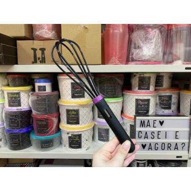 Imagem de Fuê Tupperware Preto e Roxo - Ideal para Preparação