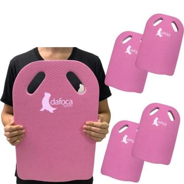 Imagem de Kit 4 Pranchas Para Treino Natação e Hidroginástica DF1088-R Rosa Dafo