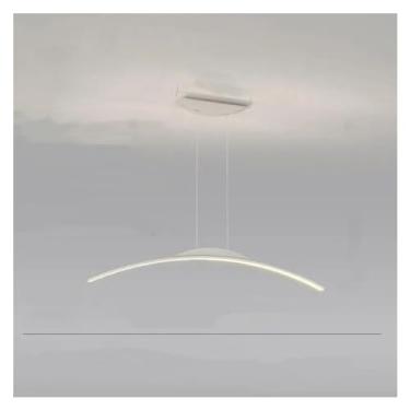 Imagem de Led Preto/Branco Sala de Jantar Cozinha Lustre Bar Sala de Estar Estudo Luminárias Decorativas Lustre Luminária