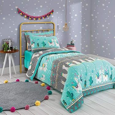 Imagem de Jogo de Cama Infantil Solteiro 2 peças Estampado em Malha 100% Algodão Vivaldi Passeio nos Andes