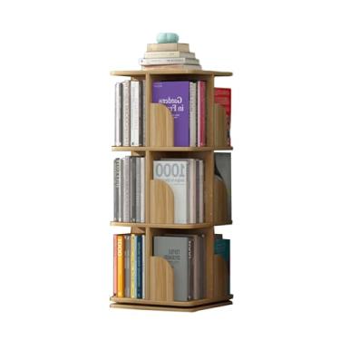 Imagem de AKALNNB Estante rotativa de 4 níveis para CDs, estante rotativa, adequada para sala de estar/casa/escritório/armazenamento de estudos