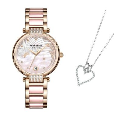 Imagem de Relógio Feminino Reef Tiger Rga1592 À Prova Da Água Rosa