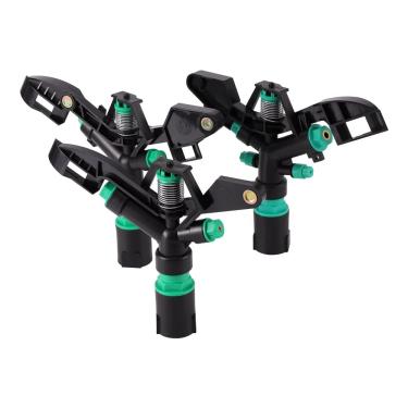 Imagem de XMGKMN Rosca fêmea durável de 2,5 cm plástico 360° longo aspersor jardim fazenda pomares estufa irrigação bicos pesticidas pulverização 1 peça (cor: 2 bocais)