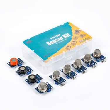 Imagem de Kit de 9 Componentes de Módulos Sensores de Gás para Arduino NFe - OEM