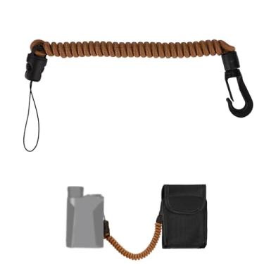 Imagem de Cordão para Telêmetro, 15-75cm Poliéster Alta Densidade Retrátil Cordão para Caça Pesca Acampamento Montanhismo Telêmetro (Marrom)