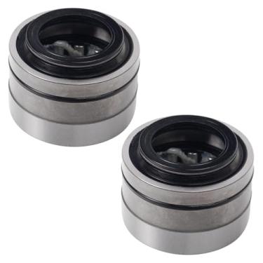 Imagem de TRQ Eixo traseiro reparo rolamento motorista e lado do passageiro compatível com 84-03 Dodge 80-17 Ford 98-02 Lincoln