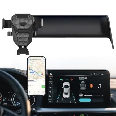 Imagem de RichLuck Suporte de telefone de carro para Nissan Altima SR SV 2019-2024 2025/Sentra SR SV 2020-2024 2025/Rogue S SV 2021-2024 2025 acessórios de suporte de celular para a maioria dos smartphones