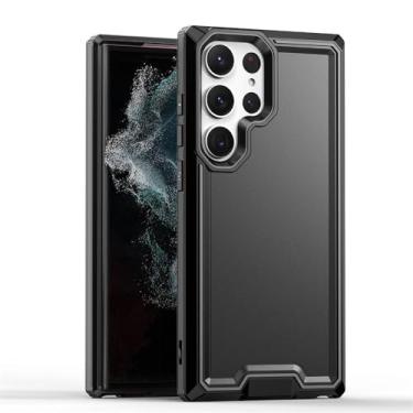 Imagem de Capa de telefone 2 em 1 armadura para Samsung Galaxy S23 Ultra S22 Plus A52 A73 A53 A33 5G S20 FE Capa de proteção pesada, T3, para Samsung A14 5G