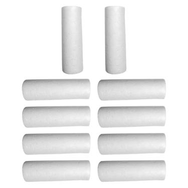 Imagem de MotiveTech 10 peças de círculos de espuma para artesanato, cilindros de espuma, lembrancinhas de festa, suaves para modelagem faça você mesmo, 11x3.5cm