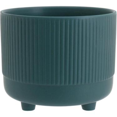 Imagem de CACHEPÔ 11x13x13cm CERÂMICA VERDE