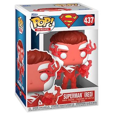 Imagem de Funko Pop! Heroes: DC - Superman (vermelho), exclusivo da convenção de outono