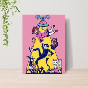 Imagem de Quadro Dan da Dan Anime A4  Placa MDF 15 - Lomi Art