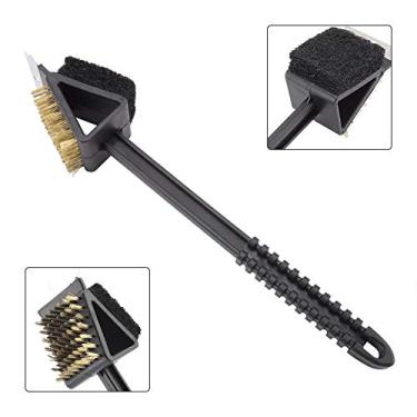 Imagem de Zerodis Escova para Churrasqueira Com Cabo Longo, Jardinagem Doméstica, Suprimentos para Churrasco, Design, Ferramenta de Limpeza Três Em um Eficaz para Fornos a Carvão a Gás, Perfeita para