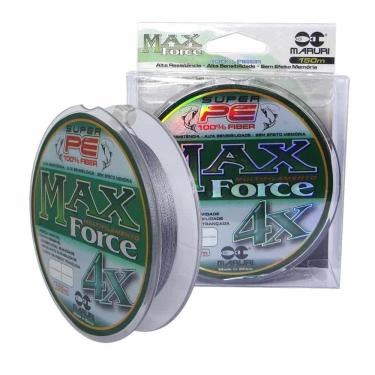 Imagem de Linha De Pesca Multifilamento 150m Max Force 4 Fios Medida 0,24mm