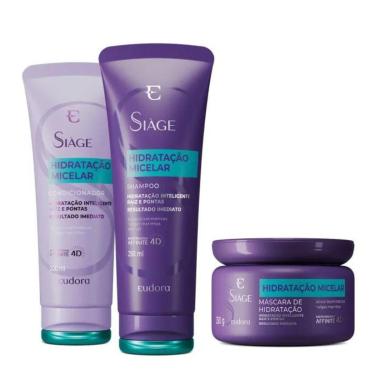 Imagem de Kit Siage Eudora Hidratação Micelar C/3