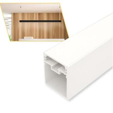 Imagem de 2 Perfil De Led Alumínio Linear Sobrepor Luz Indireta 35mm 1m - VLED, 