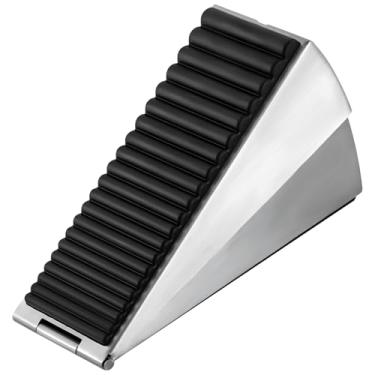 Imagem de Cunha de rolha de porta de liga de zinco, ajustável de 4 a 7 cm, suporte antiderrapante para casa ou escritório, configuração sem ferramentas