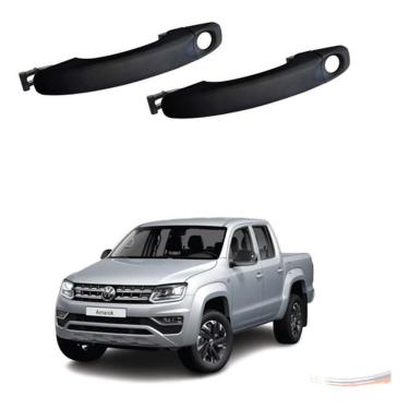 Imagem de Par Maçanetas Externas Dianteiras C/ Furo Amarok Após 2010 [f103]