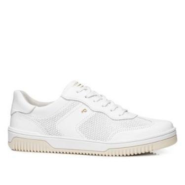 Imagem de Tênis Pegada Feminino em Couro Branco 211805-01-Feminino