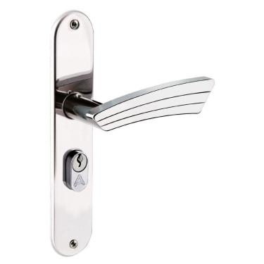 Imagem de Fechadura Entrada Espelho Inox Polido Pop Aliança