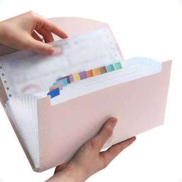 Imagem de Pasta Organizadora Para Documentos Arquivo Grande Expansível - Hxt, Ro