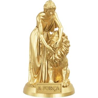 Imagem de Estátua A Força - Arcano Maior de Tarot (Cor Ouro)