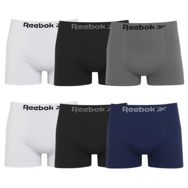 Imagem de Kit 6 Cuecas Boxer Reebok Classic Masculina