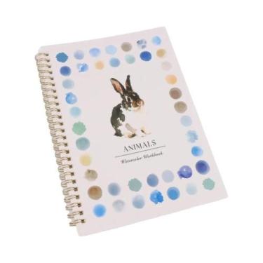 Imagem de Livro De Pintura Em Aquarela Para Adultos, Encadernação Espiral, Ativi