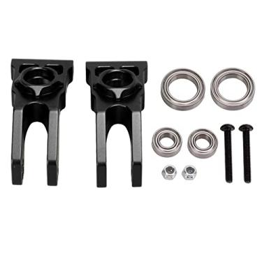 Imagem de Cuofyunl 1 par/conjunto assento de eixo traseiro de metal para arrma typhon 1/10 peças de atualização de carro de controle remoto (Preto Superior: 84661 3K000HZ, 84661 3K000 HZ, Inferior:)