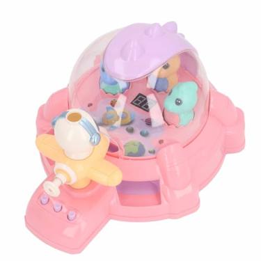 Imagem de Generic Mini Máquina de Pinball Jogo Multifuncional Brinquedo Design de Música Interativa para Crianças Bateria Aa Segura e Confiável X3 (Rosa)