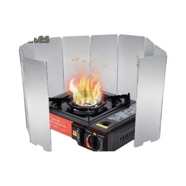 Imagem de Fogão a Gás À Prova De Vento Para Camping E Piquenique, Protetor De Ve