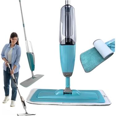 Imagem de Mop Spray com Reservatório 380ml em Microfibra e Aço Inox para Limpeza Rápida e Eficiente de Pisos