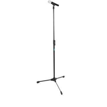 Imagem de Pedestal Reto Para Microfone ideal para Estúdio TPR Preto ASK
