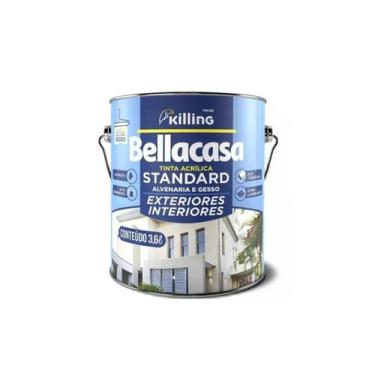 Imagem de Tinta Acrilica Killing Bellacasa Fosca Branca - 3,6lt