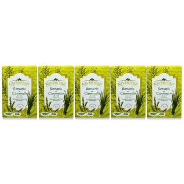 Imagem de Kit 5 unidades Sabonete em Barra Romarin et Citronnelle  Alecrim e Cap