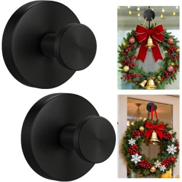 Imagem de Guojanfon Ganchos de ventosa para grinaldas em vidro, 2025 novos ganchos sem broca para pendurar na parede de chuveiro, suporte de guirlanda de ventosa para espelhos de janela de porta de vidro para