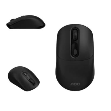 Imagem de Mouse Óptico Sem Fio MS210, 1600 DPI, Conexão 2.4GHz, Preto, 10.5x6.5x3cm, Plug and Play