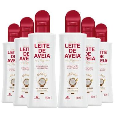 Imagem de 6 Un - Hidratante Corporal Leite de Aveia Óleo de Coco 180ml - Davene