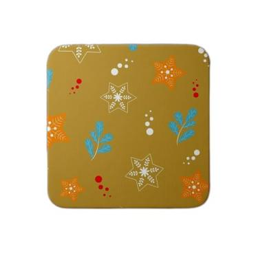 Imagem de Ladrilho Decorativo de Cerâmica Natal 30x30cm Estampa Flocos de Neve