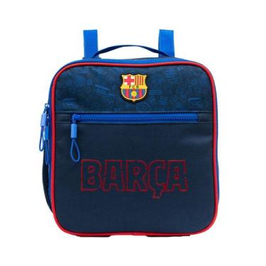 Imagem de Lancheira Escolar Térmica Futebol Time Barcelona Original - Xeryus