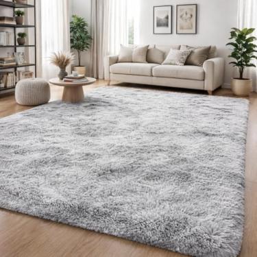 Imagem de Tapete Felpudo Sala ou Quarto 2,00 x 1,50 (Cinza Mesclado)