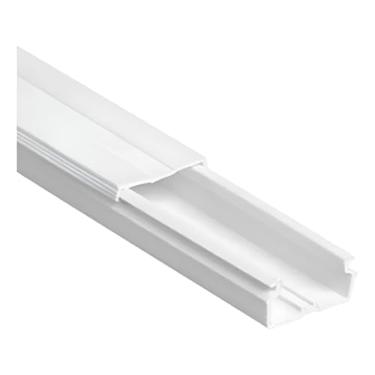 Imagem de CANALETA PVC 20MMX10MMX1M C/ FITA C/ DIVISORIA - ILUMI